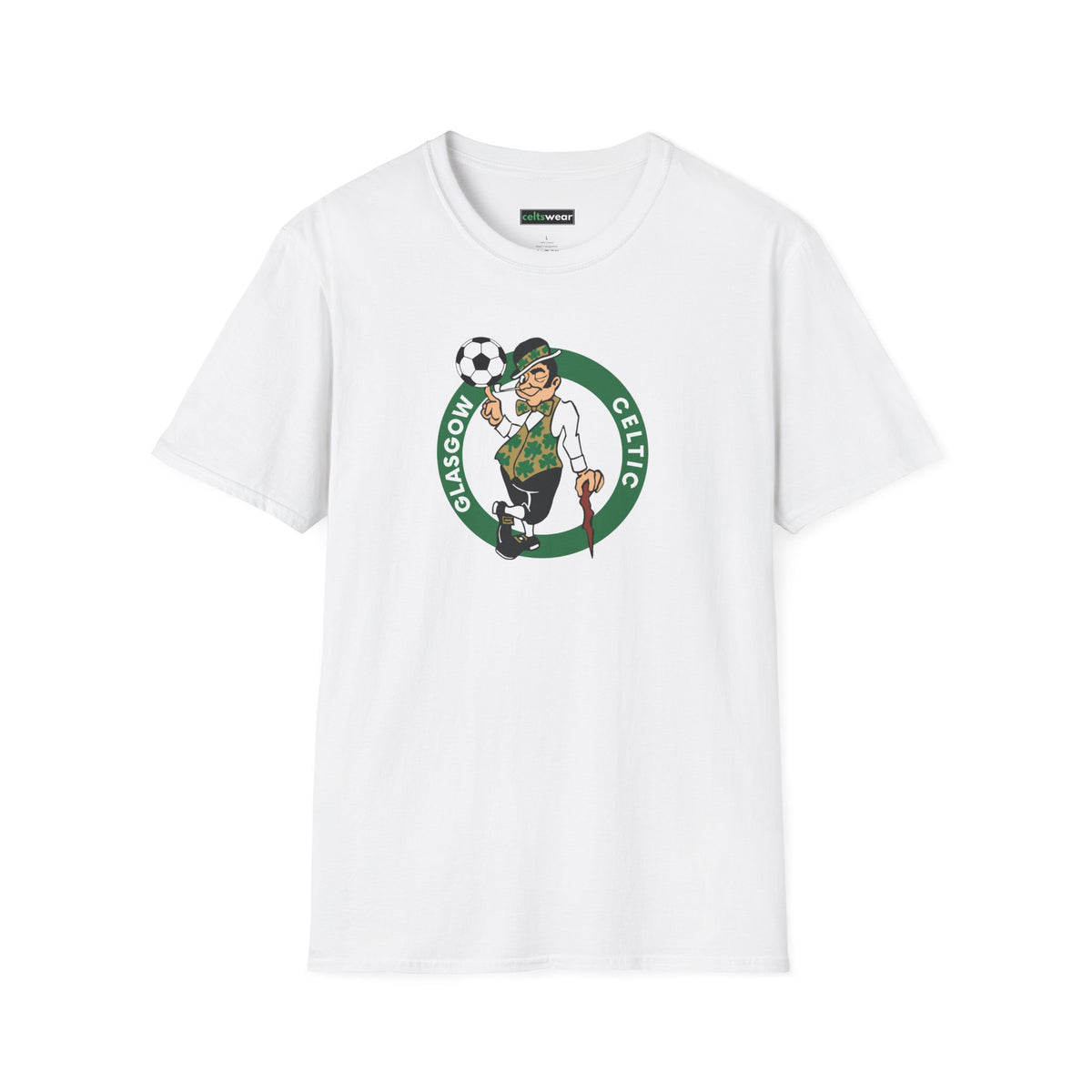 Glasgow Celtic Boston Style T-Shirt (Black, Khaki Green, Forest Green, Irish Green, White, Grey)