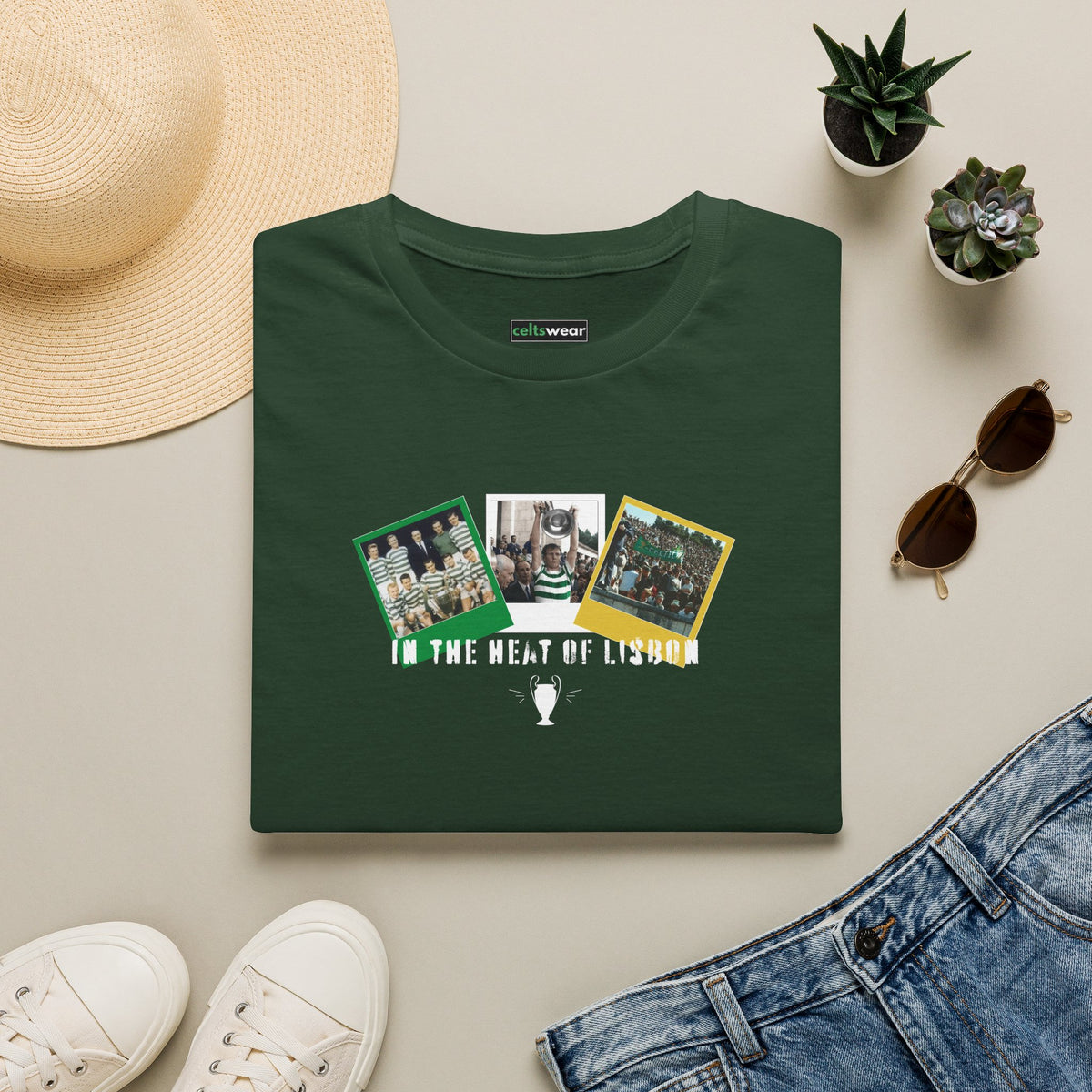 In the heat of Lisbon T-shirt (Black,Forest Green, Khaki)