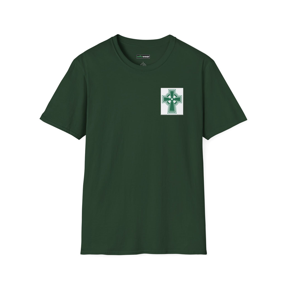 Celtic Cross T-Shirt (Grey, Black, Khaki Green, Forest Green, Irish Green)