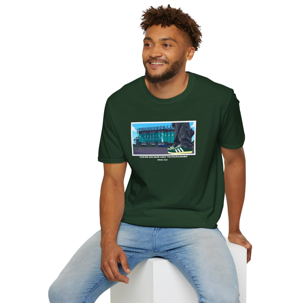 Paradise T-Shirt (Black, Khaki Green, Forest Green, Irish Green)